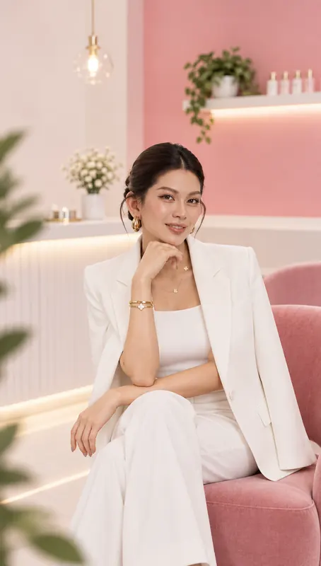 Anni Vu, wimper- en wenkbrauwartist en trainer